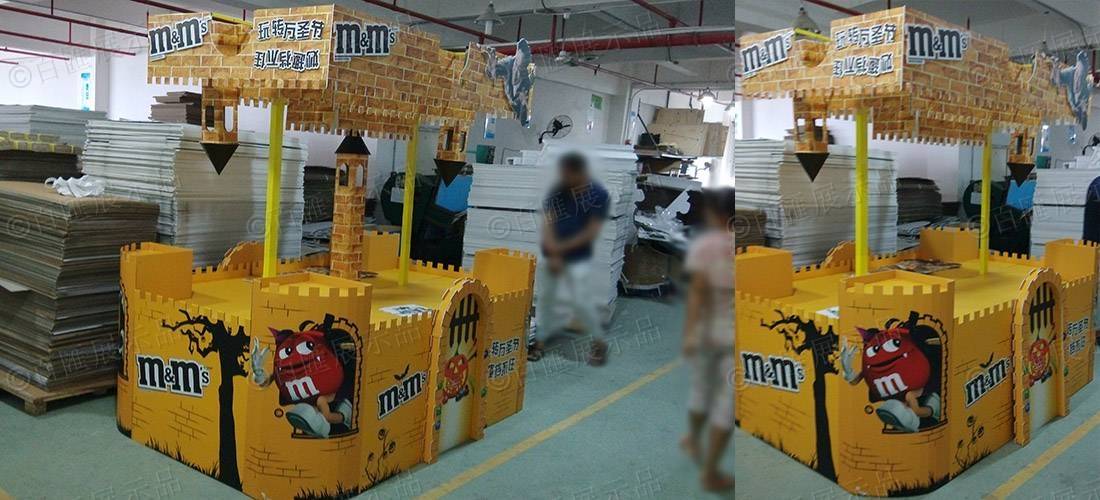 M&M's 巧克力堆頭型陳列架