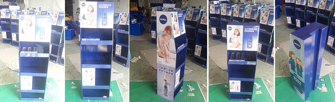 Nivea 妮維雅 POSM 紙製展示架