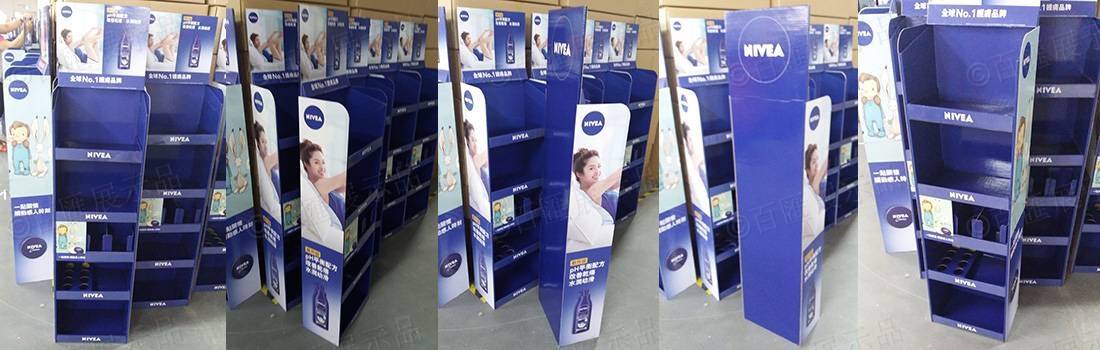 Nivea 妮維雅 POSM 紙製展示架