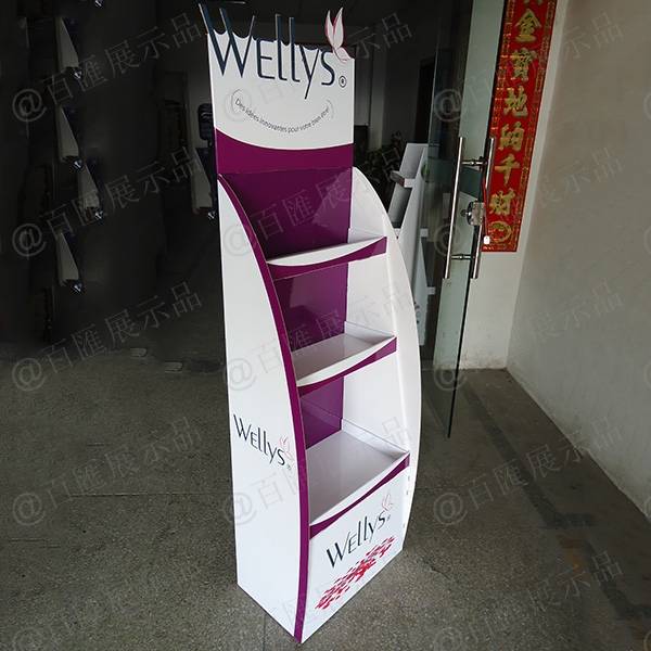 Wellys 健康產品紙展示架－左側