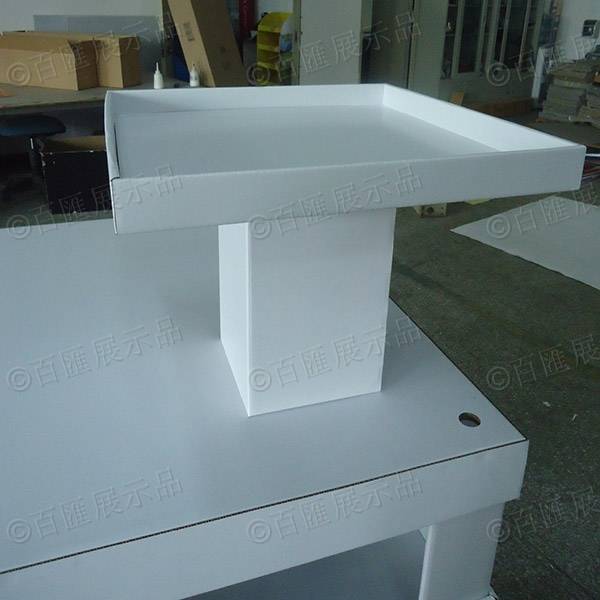 白色方形兩層間隔托架－頂盒